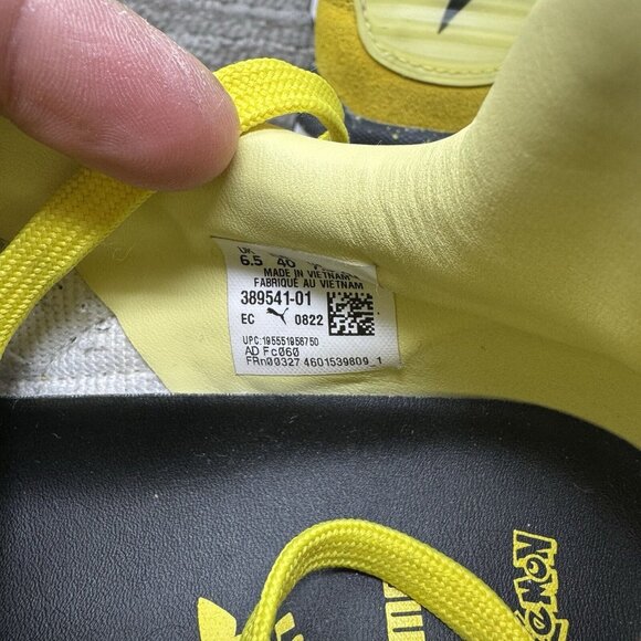 Puma RS-X Pikachu Pokémon Collaboration Yellow Black Men's 7.5 389541-01 - Picture 7 of 9